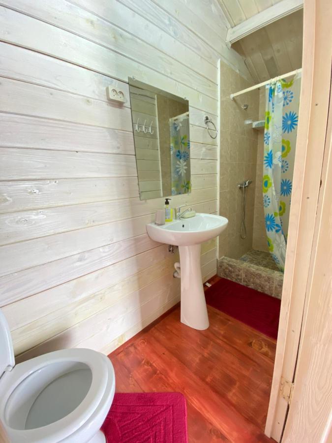 Эко Домики У Моря В Гаграх Gagry Exterior photo