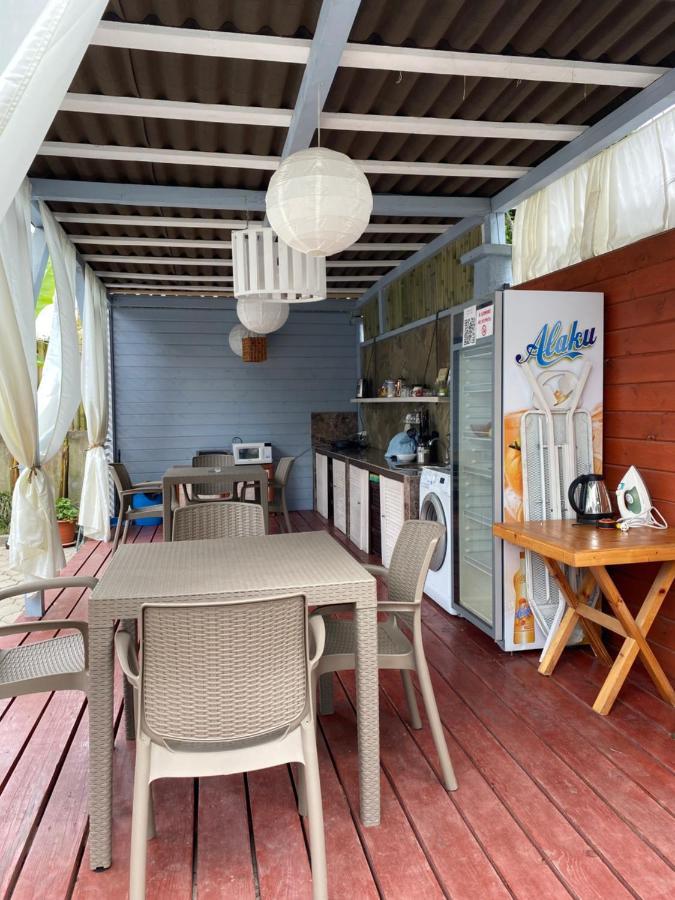 Эко Домики У Моря В Гаграх Gagry Exterior photo